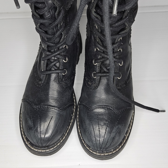 John Fluevog Bertman Tall Derby Boots Discontinued | 7th Heaven Collection 7.5 - Picture 9 of 16
